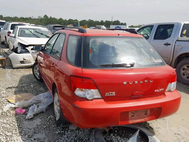 JF1GG65554H817883 - 2004 SUBARU IMPREZA TS RED photo 3