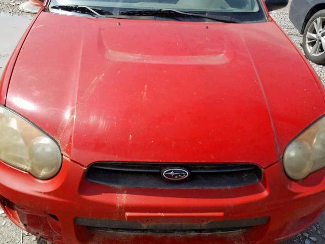 JF1GG65554H817883 - 2004 SUBARU IMPREZA TS RED photo 7