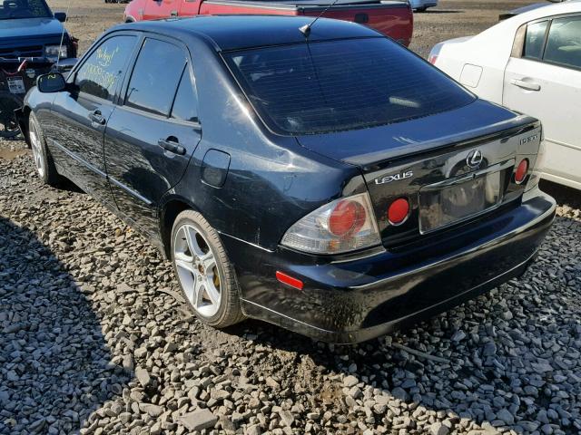 JTHBD192720044456 - 2002 LEXUS IS 300 BLACK photo 3