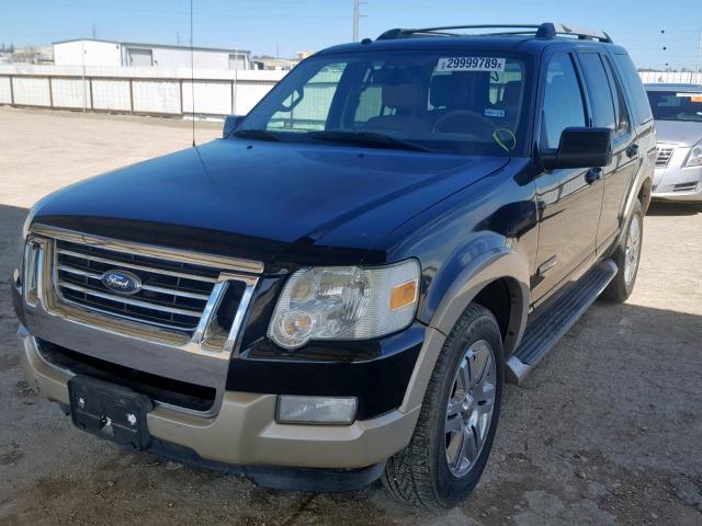 1FMEU64E17UB86763 - 2007 FORD EXPLORER E BLACK photo 2