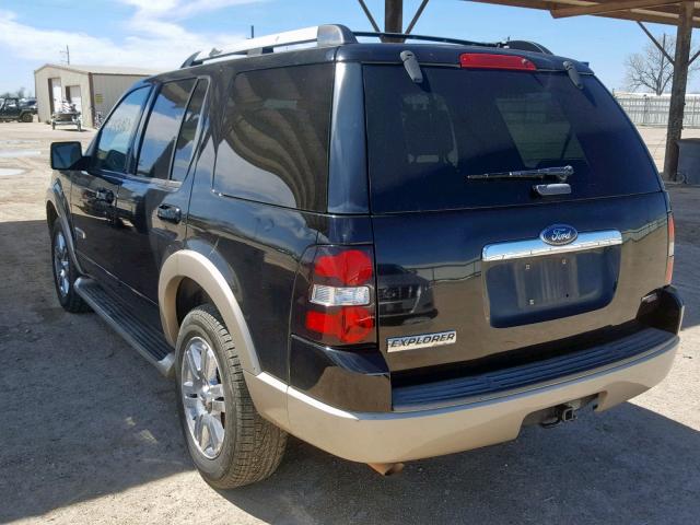 1FMEU64E17UB86763 - 2007 FORD EXPLORER E BLACK photo 3