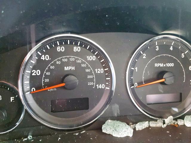 1J8HG48KX8C172356 - 2008 JEEP COMMANDER SILVER photo 8