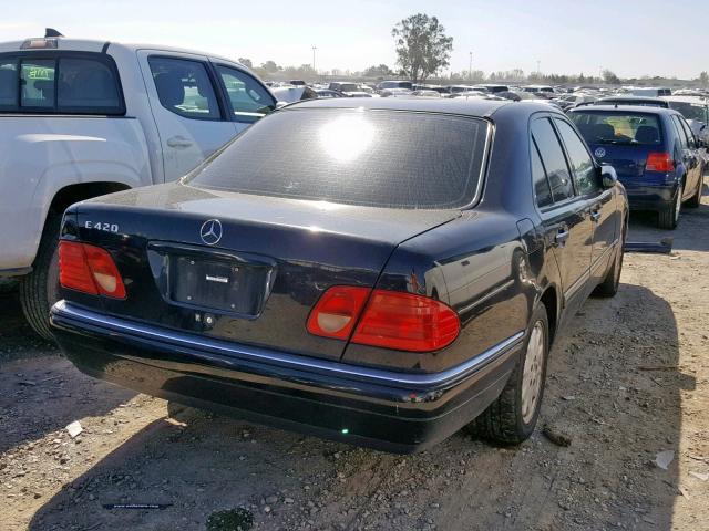 WDBJF72F6VA249352 - 1997 MERCEDES-BENZ E 420 BLACK photo 4