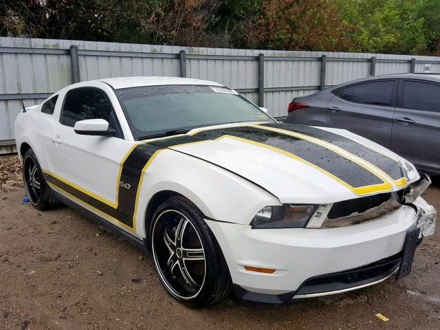 1ZVBP8CF0B5150535 - 2011 FORD MUSTANG GT WHITE photo 1