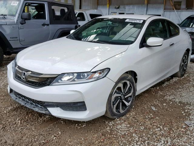 1HGCT1B30HA008124 - 2017 HONDA ACCORD LX- WHITE photo 2