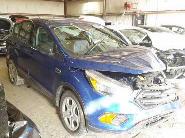 1FMCU0F73HUA89908 - 2017 FORD ESCAPE S BLUE photo 1