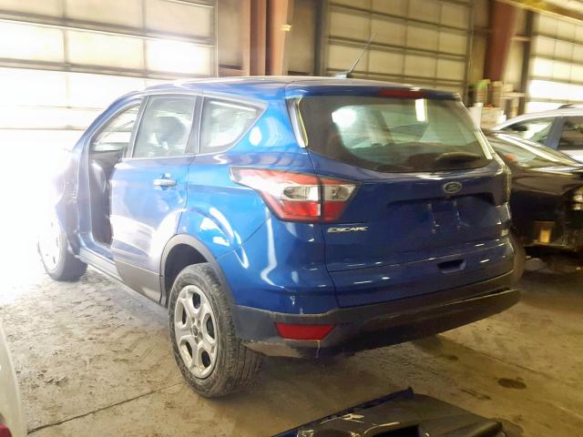 1FMCU0F73HUA89908 - 2017 FORD ESCAPE S BLUE photo 3