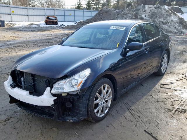 JNKCV61F79M053304 - 2009 INFINITI G37 BLACK photo 2