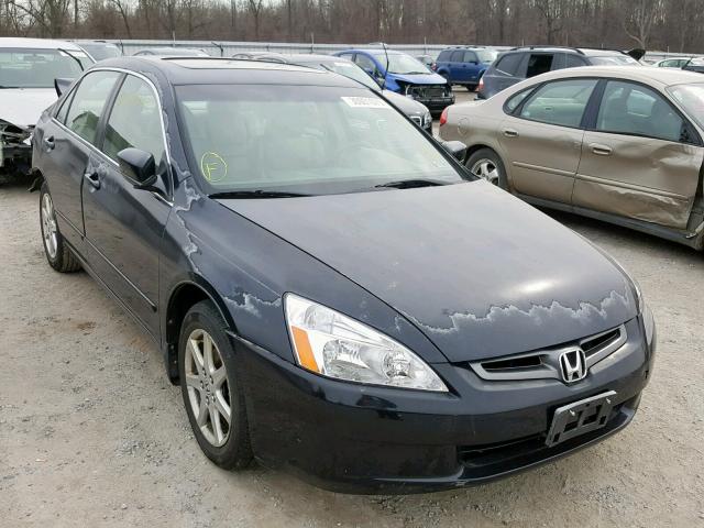 1HGCM66583A005132 - 2003 HONDA ACCORD BLACK photo 1