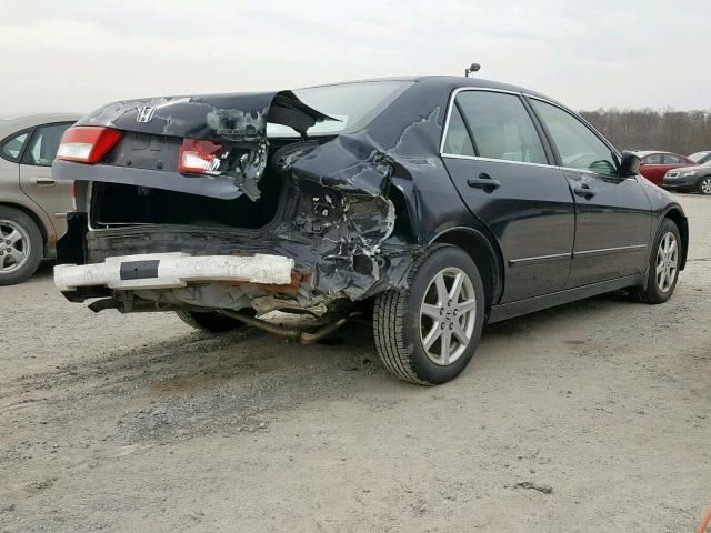 1HGCM66583A005132 - 2003 HONDA ACCORD BLACK photo 4