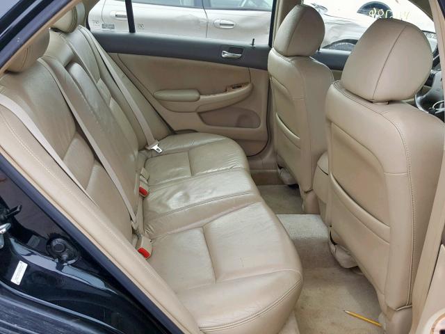 1HGCM66583A005132 - 2003 HONDA ACCORD BLACK photo 6