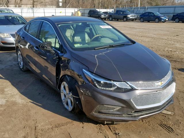 1G1BF5SM9H7103868 - 2017 CHEVROLET CRUZE PREM GRAY photo 1