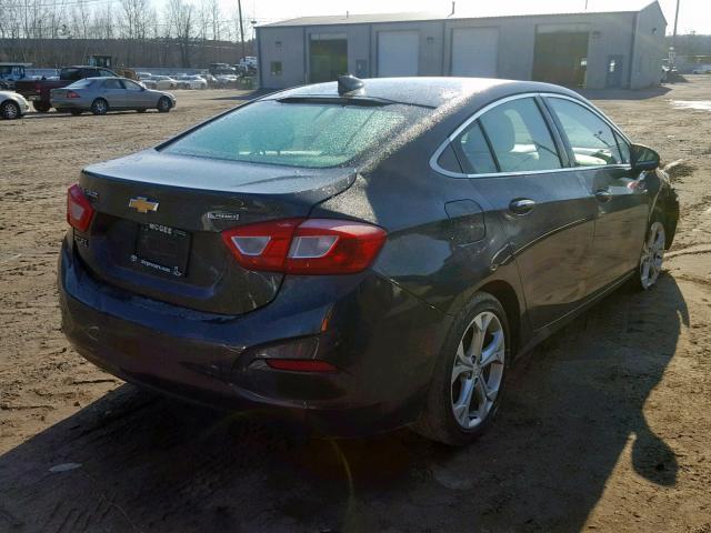 1G1BF5SM9H7103868 - 2017 CHEVROLET CRUZE PREM GRAY photo 4