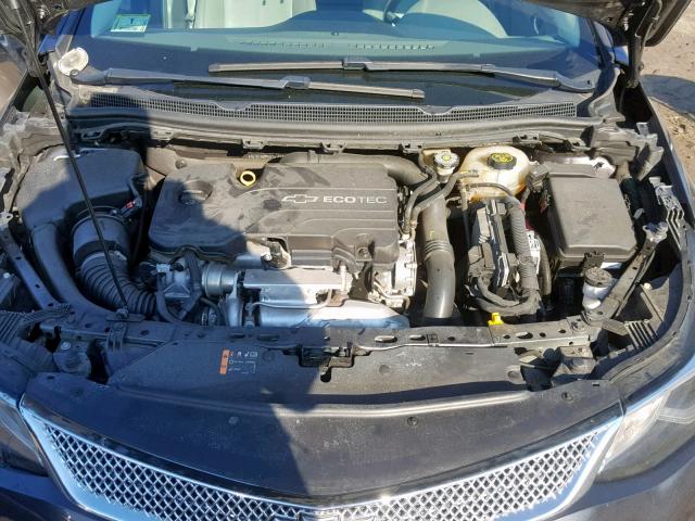 1G1BF5SM9H7103868 - 2017 CHEVROLET CRUZE PREM GRAY photo 7