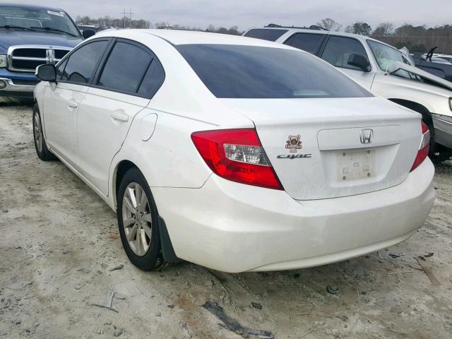 19XFB2F96CE047261 - 2012 HONDA CIVIC EXL WHITE photo 3