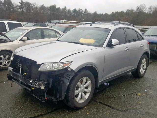 JNRAS08W83X200644 - 2003 INFINITI FX35 SILVER photo 2