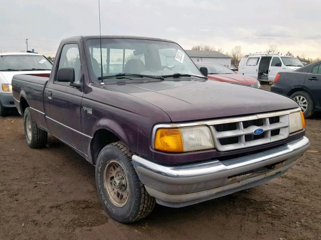 1FTCR10A4RUB56811 - 1994 FORD RANGER PURPLE photo 1