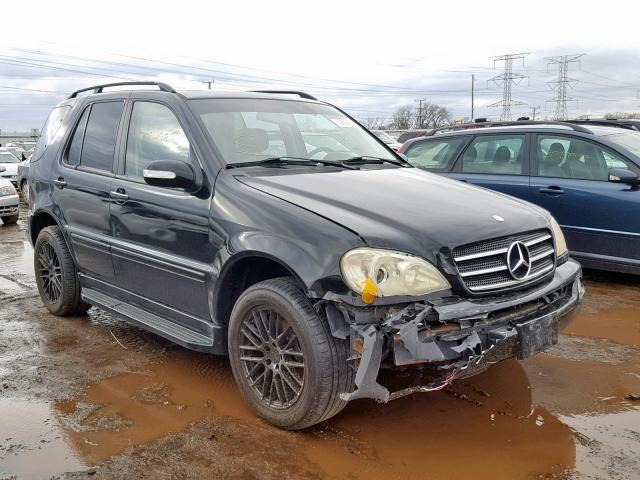 4JGAB75E92A296673 - 2002 MERCEDES-BENZ ML 500 BLACK photo 1