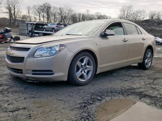 1G1ZH57B08F170655 - 2008 CHEVROLET MALIBU 1LT ოქროსფერი ფოტო 2