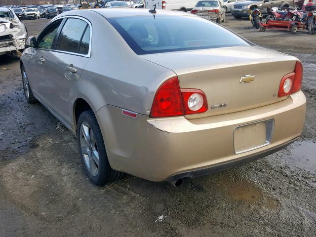 1G1ZH57B08F170655 - 2008 CHEVROLET MALIBU 1LT ოქროსფერი ფოტო 3