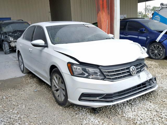 1VWBA7A32JC001283 - 2018 VOLKSWAGEN PASSAT SE WHITE photo 1