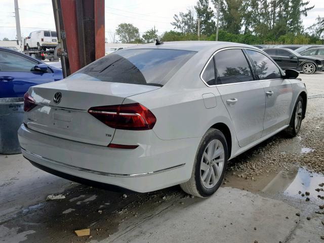 1VWBA7A32JC001283 - 2018 VOLKSWAGEN PASSAT SE WHITE photo 4