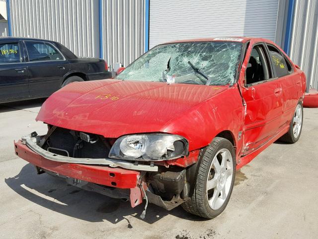 3N1AB51D46L572779 - 2006 NISSAN SENTRA SE- RED photo 2