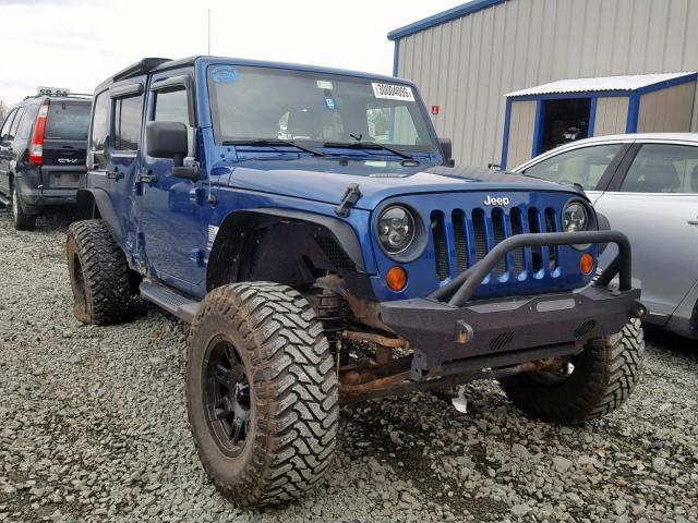 1J4BA5H19AL122964 - 2010 JEEP WRANGLER U BLUE photo 1
