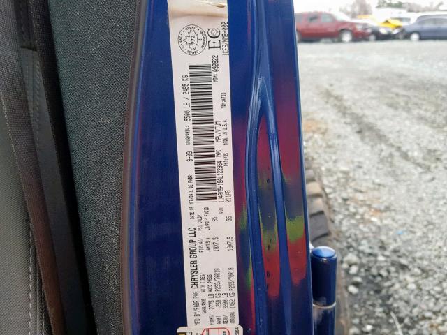 1J4BA5H19AL122964 - 2010 JEEP WRANGLER U BLUE photo 10