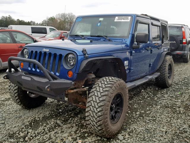 1J4BA5H19AL122964 - 2010 JEEP WRANGLER U BLUE photo 2