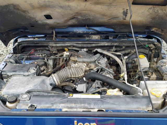 1J4BA5H19AL122964 - 2010 JEEP WRANGLER U BLUE photo 7