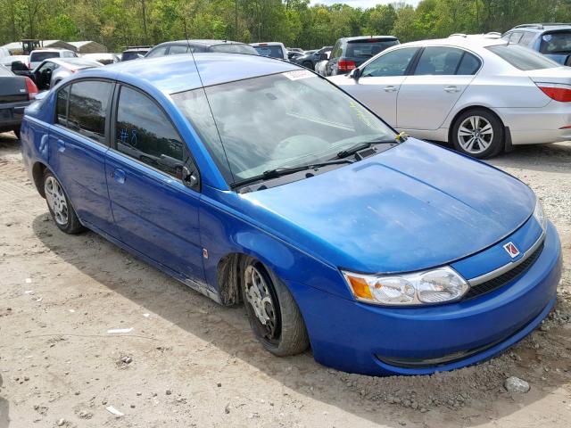 1G8AZ52FX4Z126046 - 2004 SATURN ION LEVEL BLUE photo 1