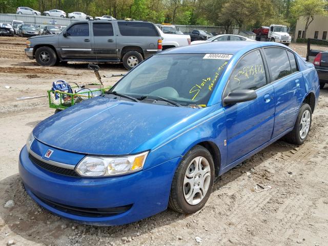 1G8AZ52FX4Z126046 - 2004 SATURN ION LEVEL BLUE photo 2