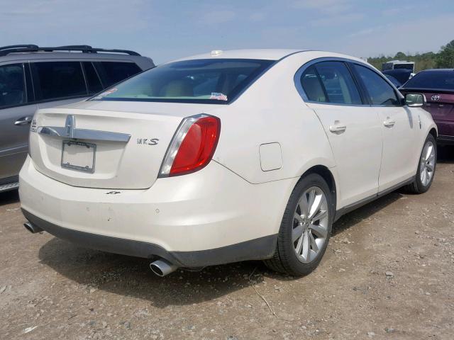 1LNHM93R79G623458 - 2009 LINCOLN MKS WHITE photo 4