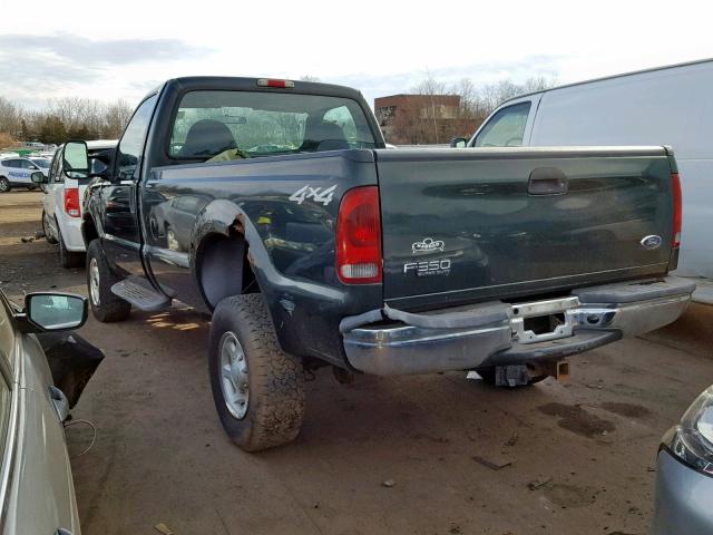 1FTSF31S03EA57931 - 2003 FORD F350 SRW S GREEN photo 3