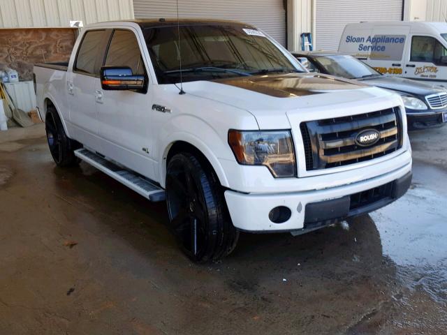 1FTFW1CV2AFD40027 - 2010 FORD F150 SUPER WHITE photo 1