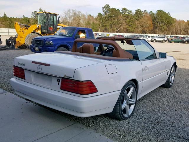 WDBFA67E3RF097067 - 1994 MERCEDES-BENZ SL 500 WHITE photo 4