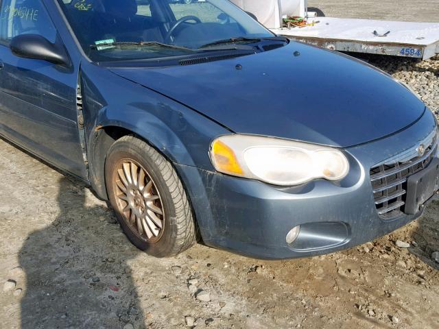 1C3EL56R65N652409 - 2005 CHRYSLER SEBRING TO BLUE photo 9