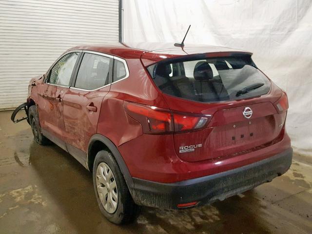 JN1BJ1CR8HW103636 - 2017 NISSAN ROGUE RED photo 3