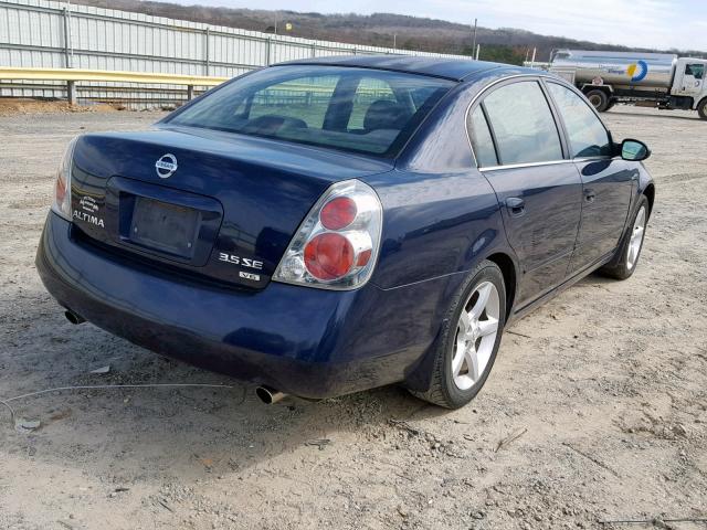 1N4BL11E15C164353 - 2005 NISSAN ALTIMA SE BLUE photo 4