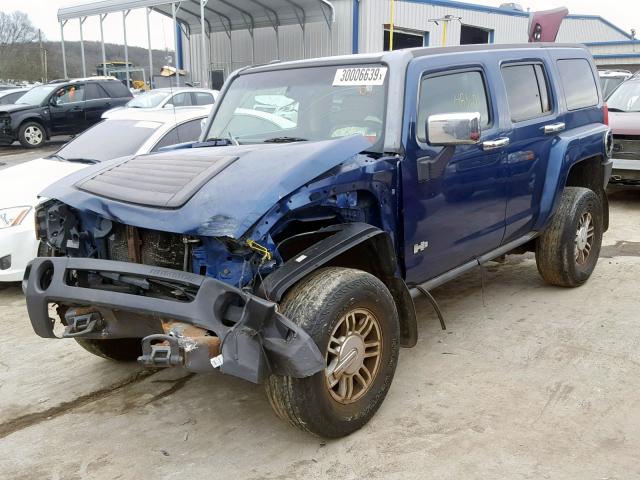 5GTDN136568229494 - 2006 HUMMER H3 BLUE photo 2