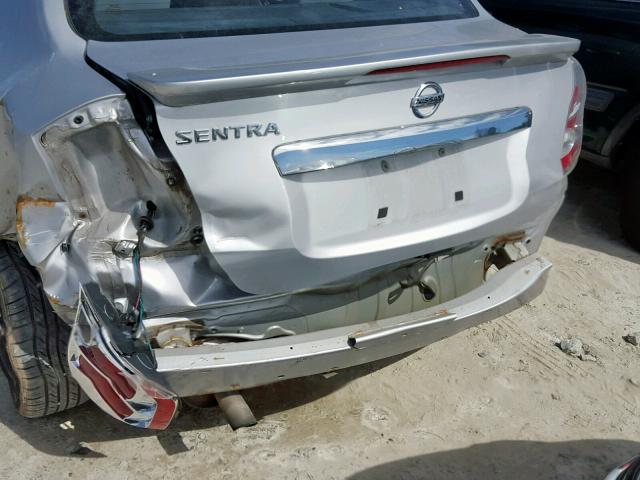 3N1AB6AP0BL622541 - 2011 NISSAN SENTRA 2.0 SILVER photo 10