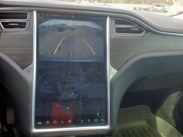 5YJSA1H17EFP35480 - 2014 TESLA MODEL S GRAY photo 9