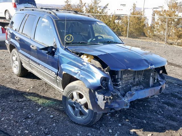 1J4GW48SX4C286822 - 2004 JEEP GRAND CHER BLUE photo 1