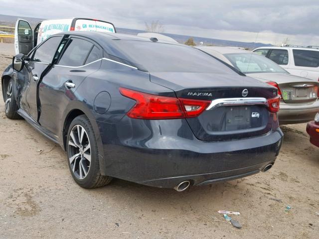 1N4AA6AP9GC406907 - 2016 NISSAN MAXIMA 3.5 BLUE photo 3