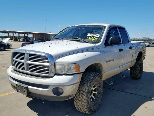 1D7HU18D84S559588 - 2004 DODGE RAM 1500 Q WHITE photo 2