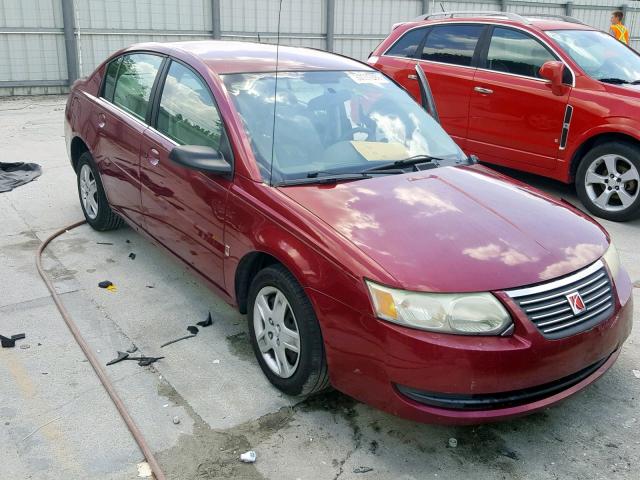 1G8AJ55F86Z146754 - 2006 SATURN ION LEVEL BURGUNDY photo 1