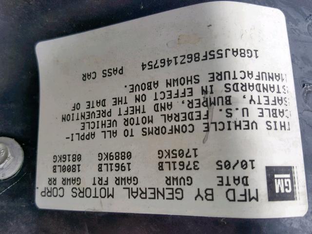 1G8AJ55F86Z146754 - 2006 SATURN ION LEVEL BURGUNDY photo 10