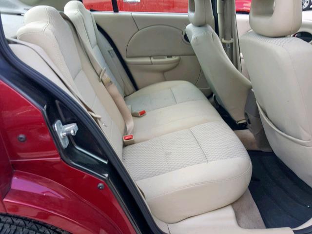 1G8AJ55F86Z146754 - 2006 SATURN ION LEVEL BURGUNDY photo 6