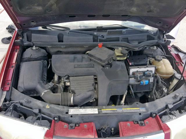 1G8AJ55F86Z146754 - 2006 SATURN ION LEVEL BURGUNDY photo 7